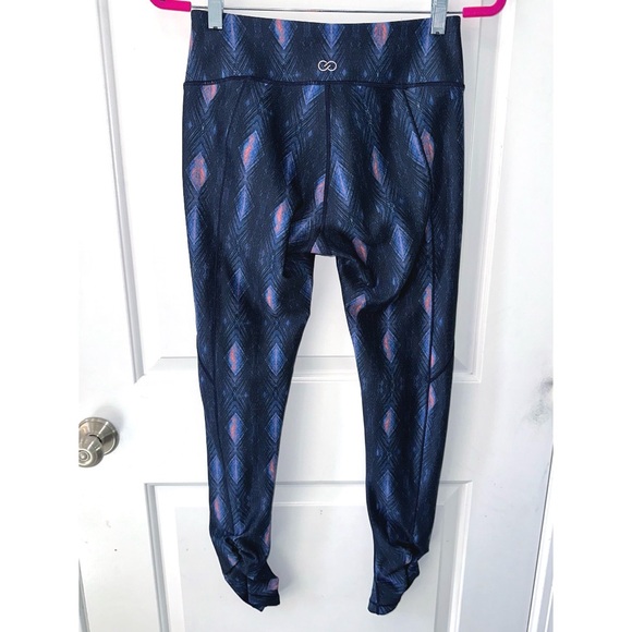 Calia By Carrie Underwood Leggings Essential Print Ruched Bottom Mid Rise - Picture 7 of 8